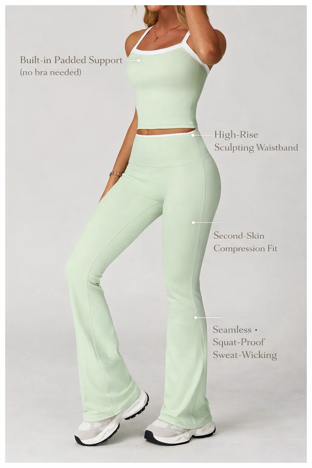 A&A ProSculpt Flared Leggings & Top Set
