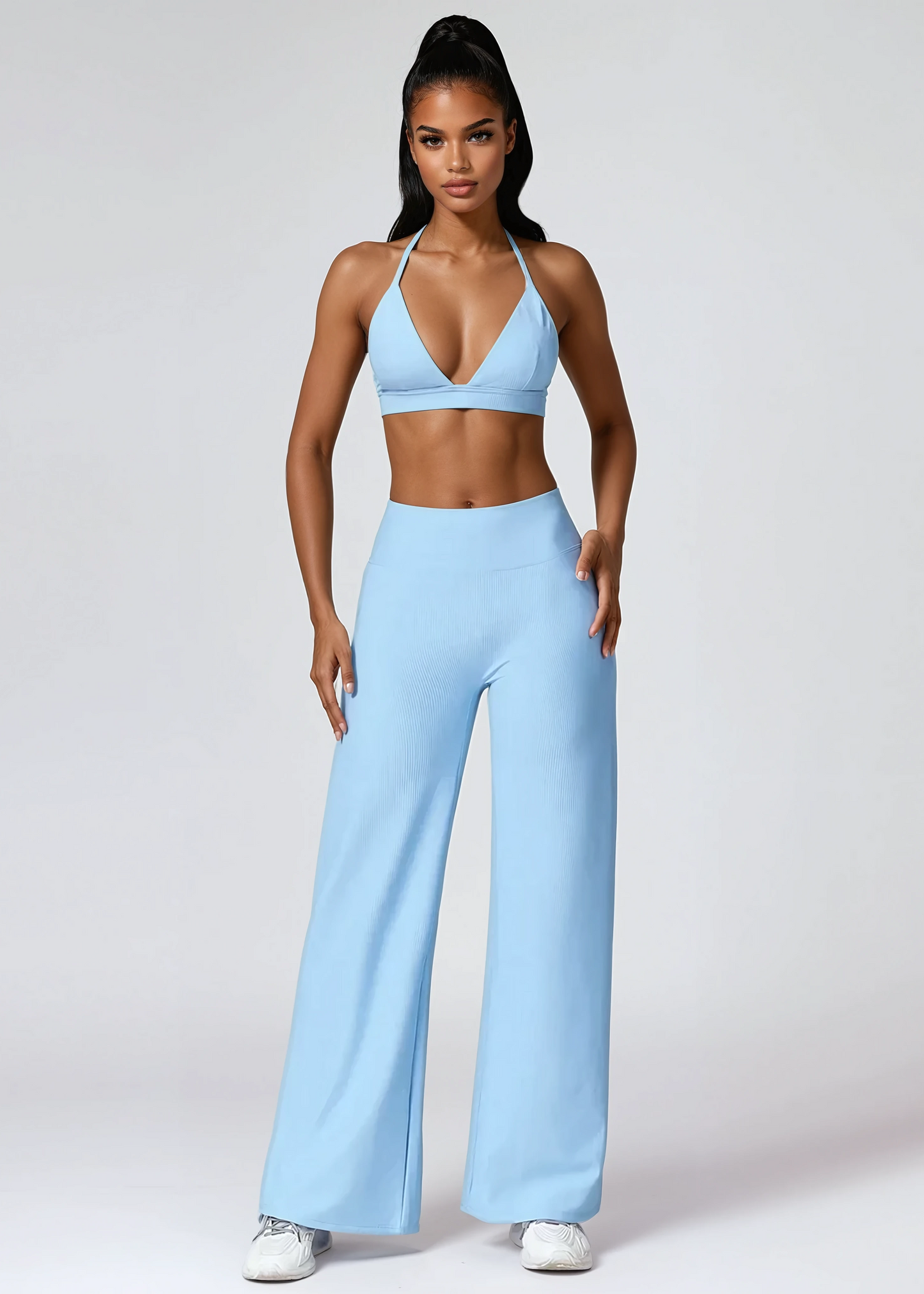 A&A ProLounge Bralette & Wide Leg Trousers Set