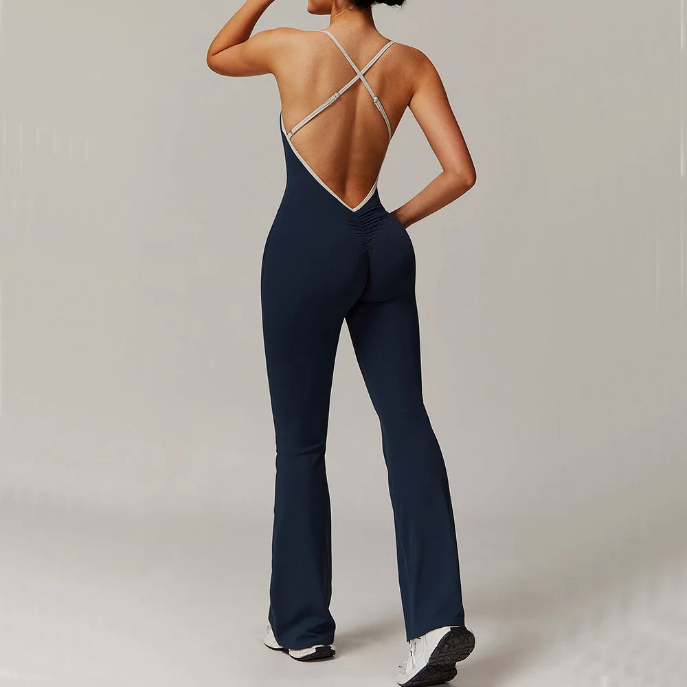 A&A Flexi Color Block Jumpsuit