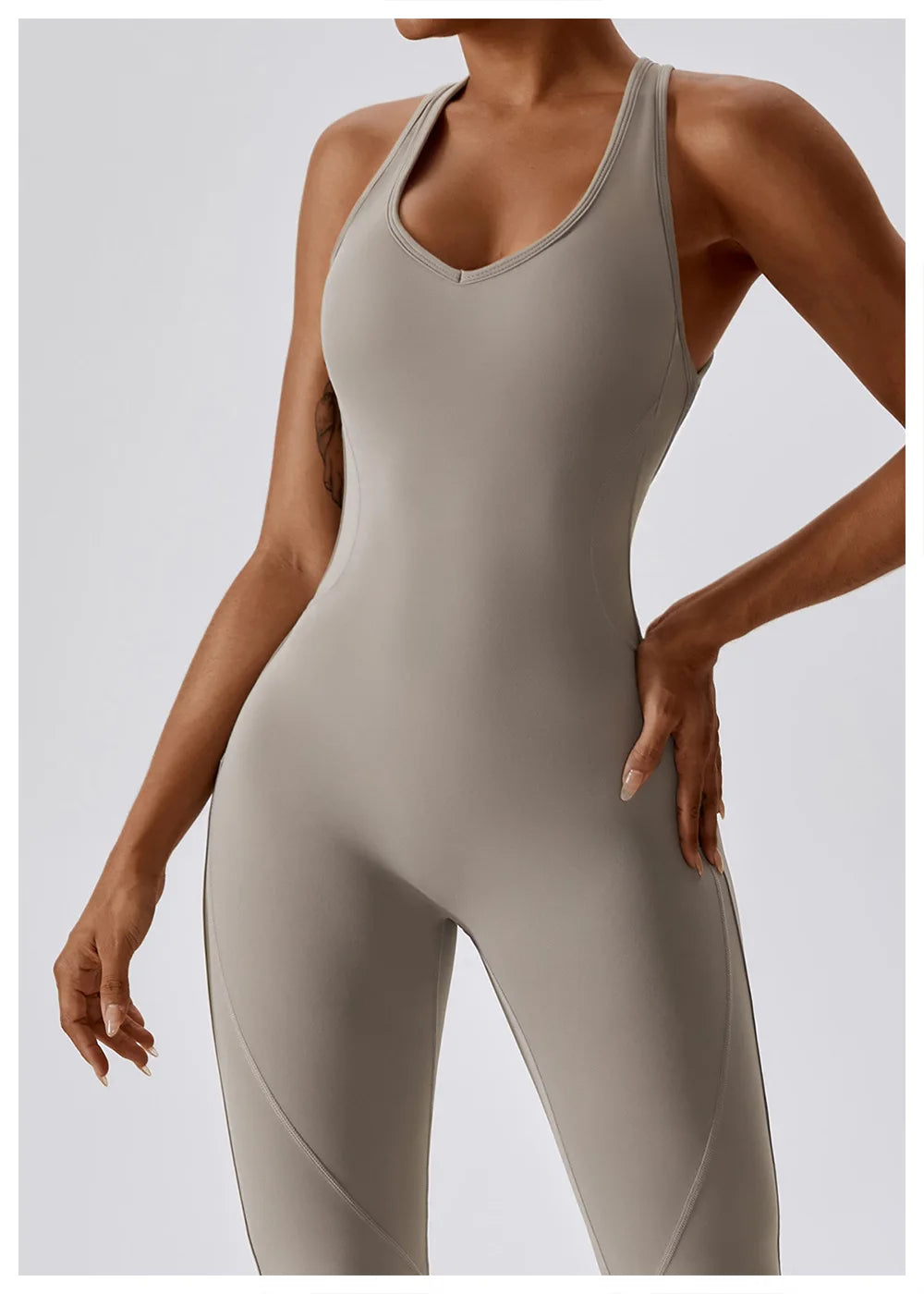 A&A ProSculpt Hollow Out Jumpsuit One Piece