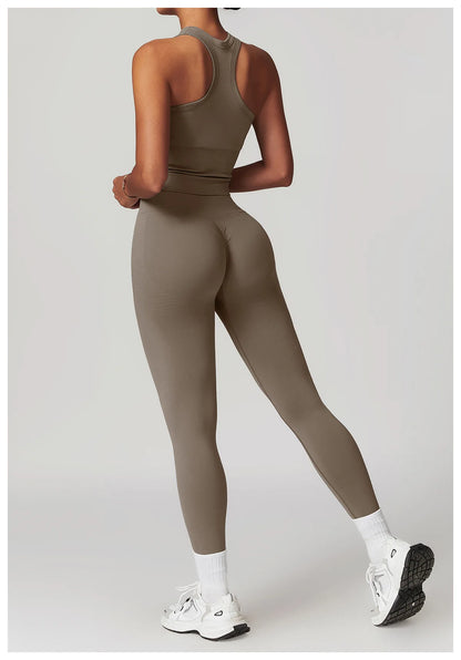 A&A ProSculpt Racer Top & Scrunch Leggings Set