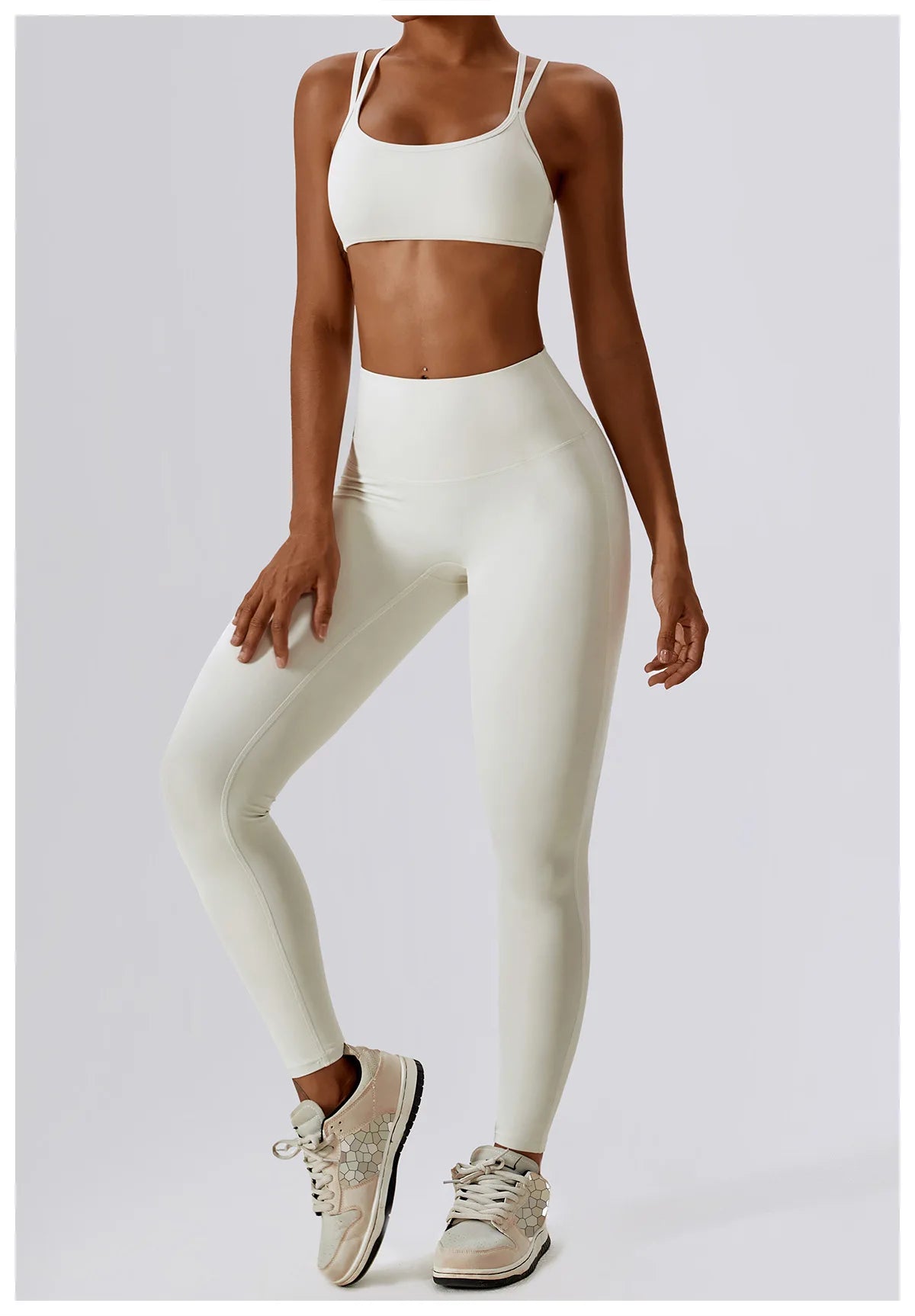 A&A Flexi Scrunch Leggings & Cross Back Sports Bra Set