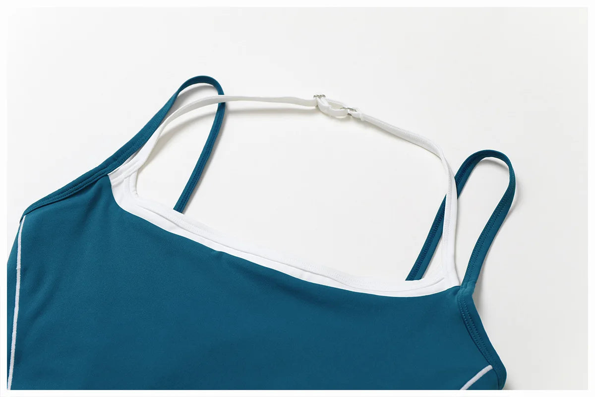 A&A ProSculpt Built In Bra Double Strap Tank Top
