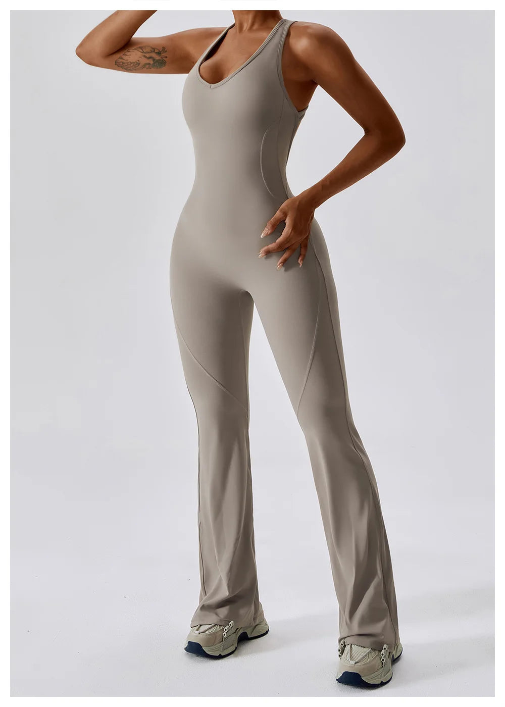 A&A ProSculpt Hollow Out Jumpsuit One Piece