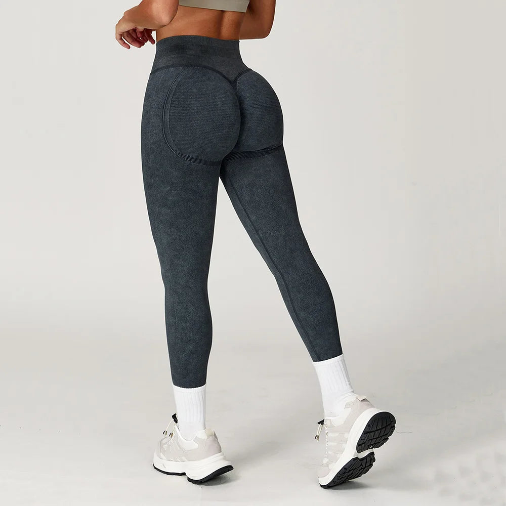 A&A Prosculpt Acid Wash Lift Leggings