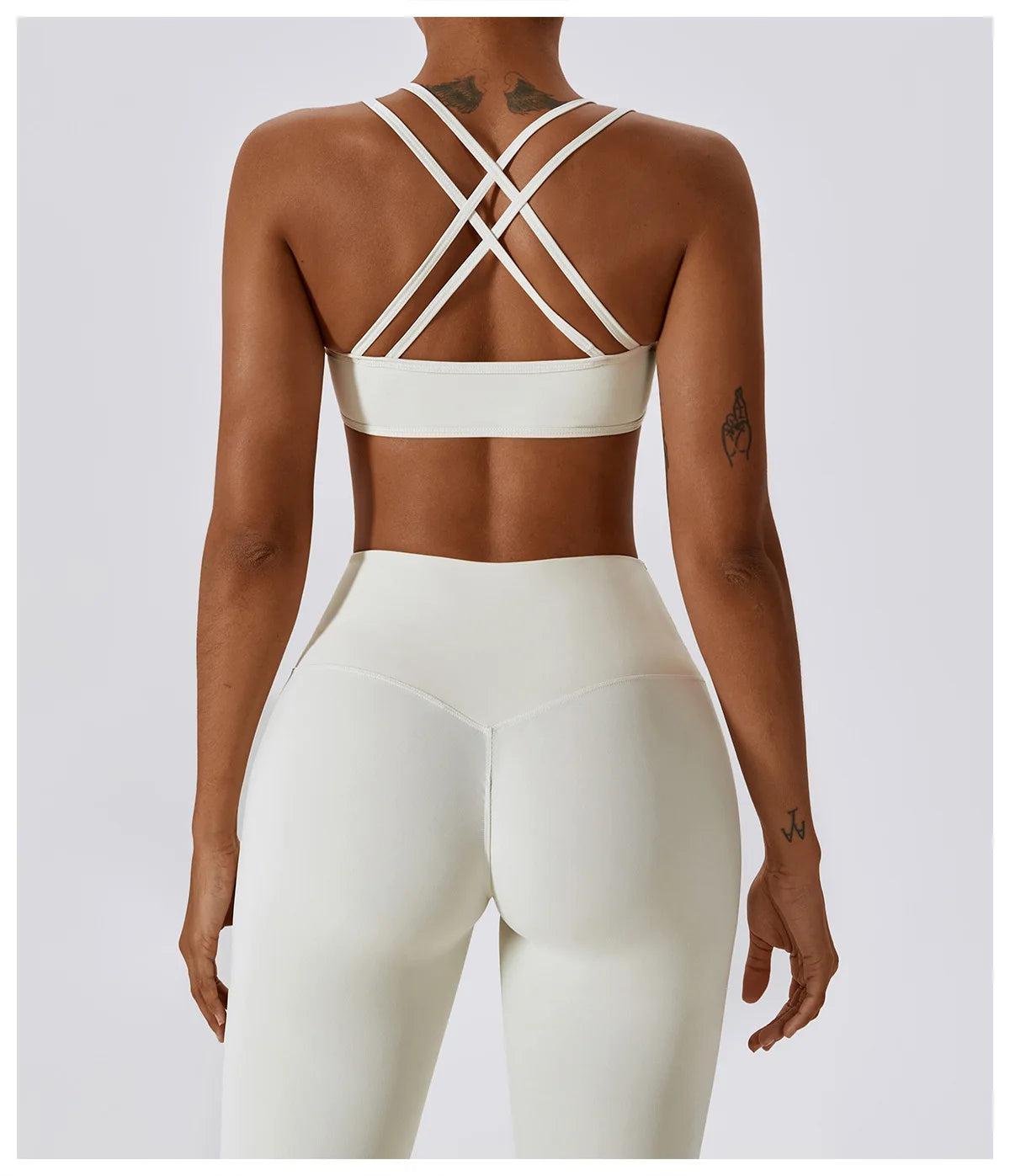 A&A Flexi Scrunch Leggings & Cross Back Sports Bra Set