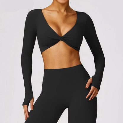 A&A ProSculpt Twist Long Sleeve Top