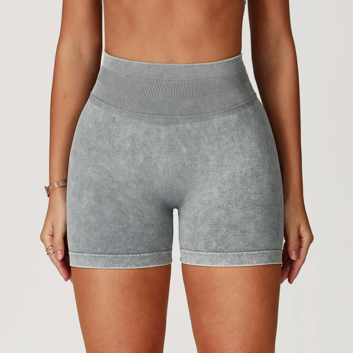 A&A ProSculpt Acid Wash Lift Shorts