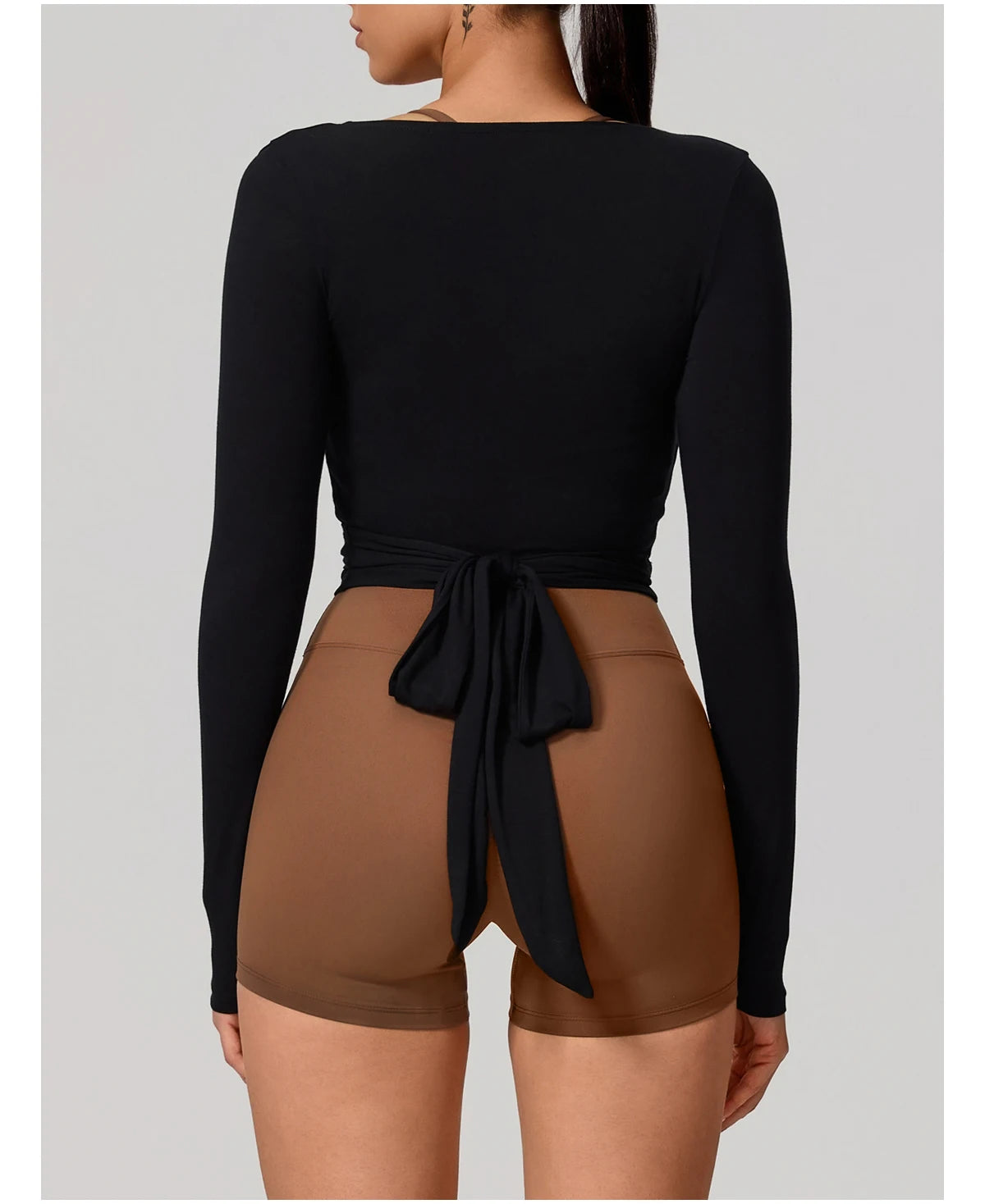 A&A Flexi Long Sleeve Wrap Top