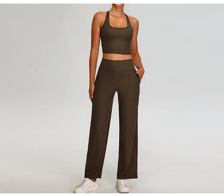 A&A ProLounge Cami Racer & Trousers Set