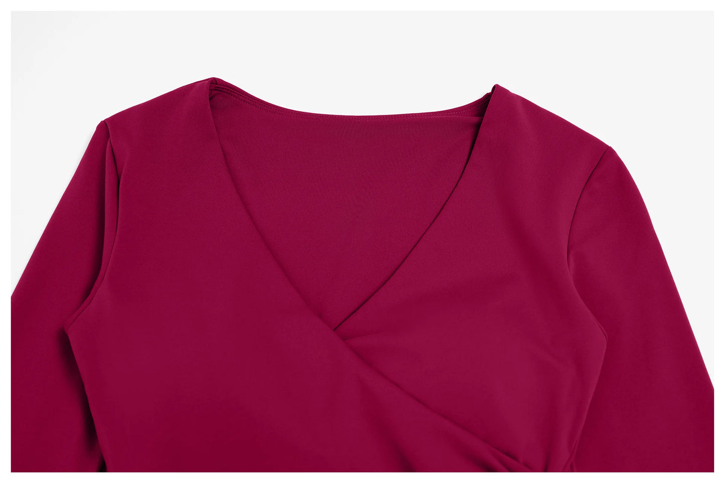 A&A Flexi Built In Bra Long Sleeve Front Twist Top