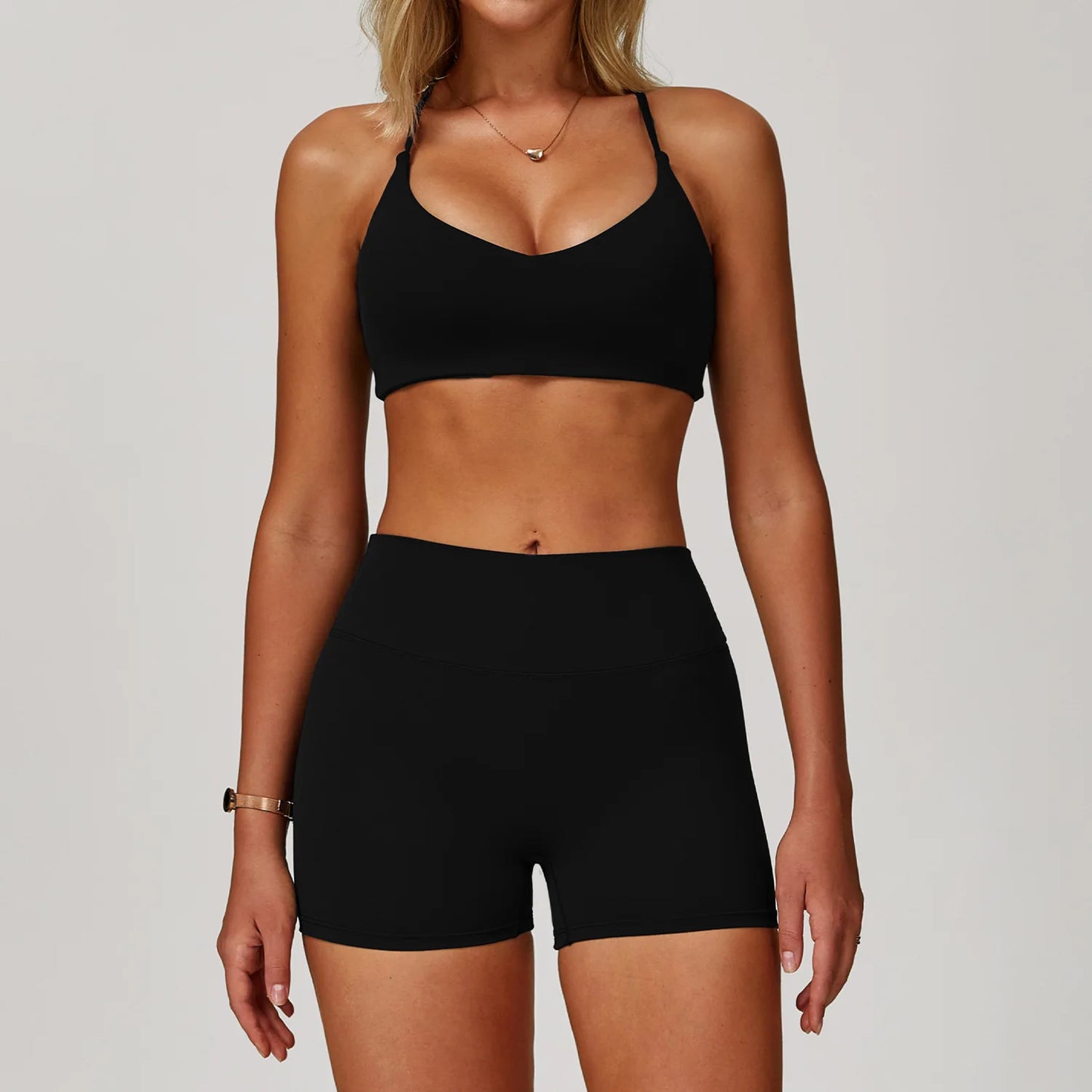 A&A Flexi Padded Sports Bra & Shorts Set