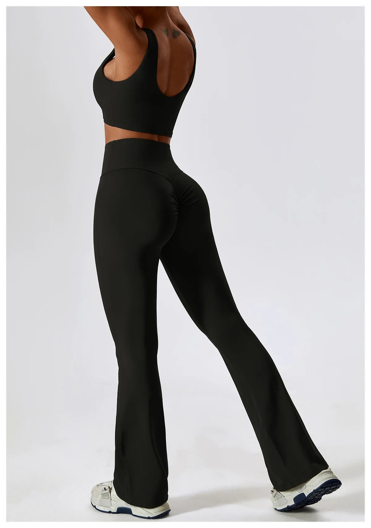 Ensemble legging flexible et haut caraco dos nu A&amp;A