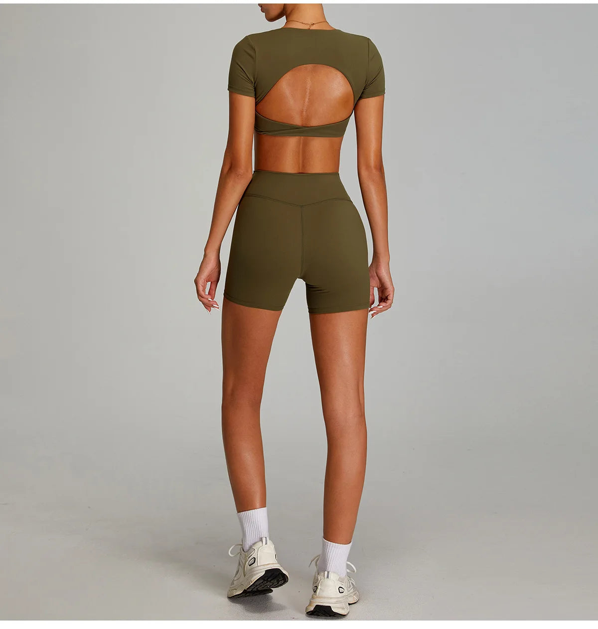 A&A Flexi Twist Front Short Sleeve Top