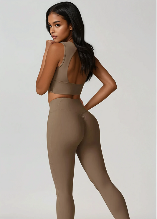 A&A Flexi Leggings & Crop Top Set