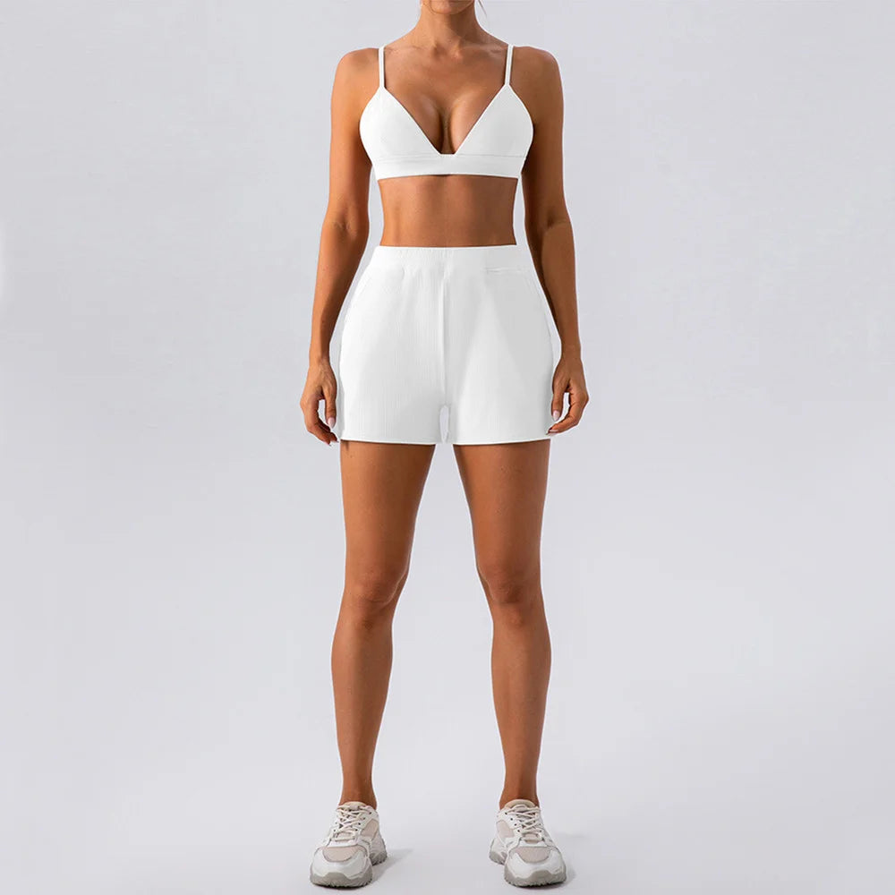 A&A ProLounge Bralette & Shorts Set