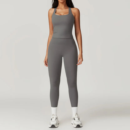 A&A ProSculpt Tank Racer Top & Leggings Set