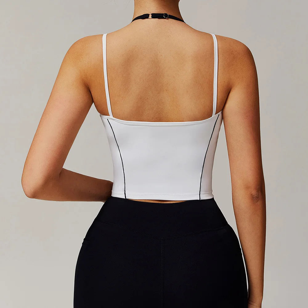 A&A ProSculpt Built In Bra Double Strap Tank Top