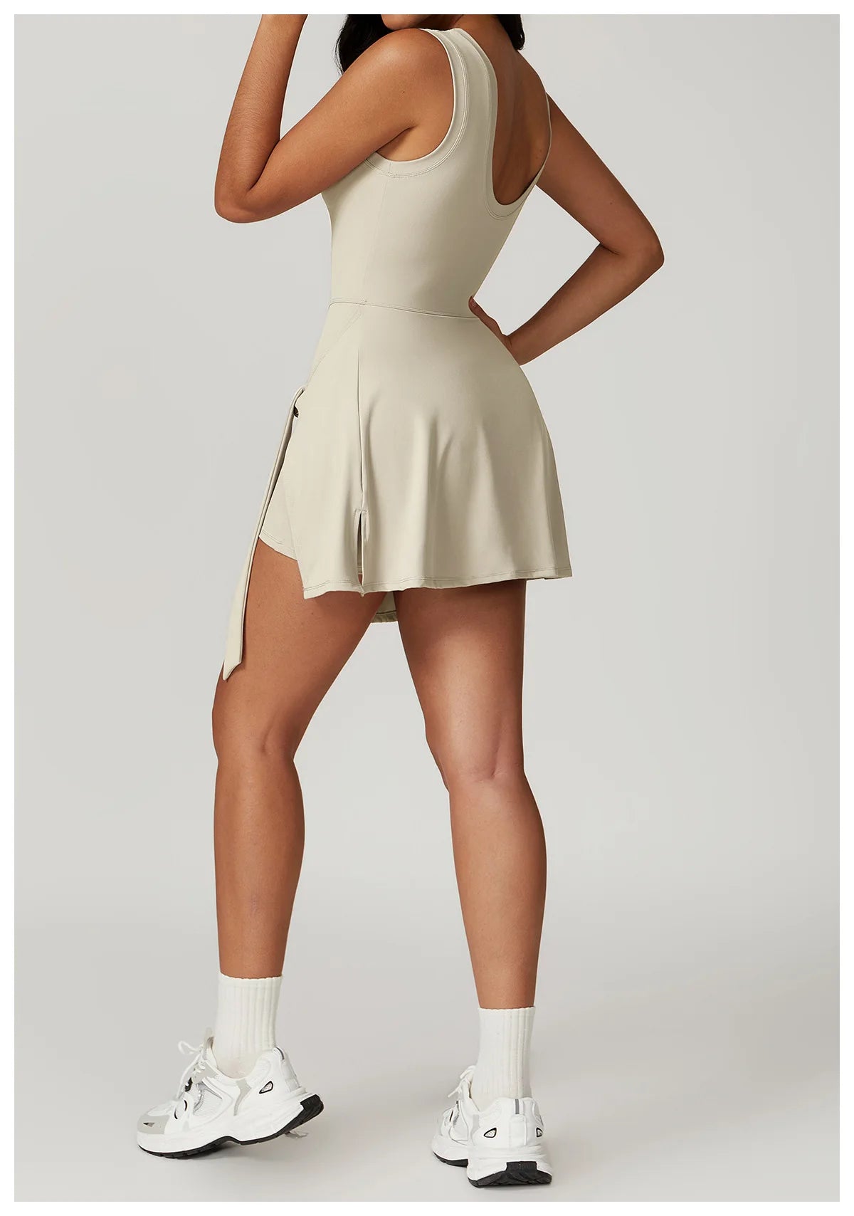 A&A Flexi Long Sleeve Wrap Tennis Skort Dress
