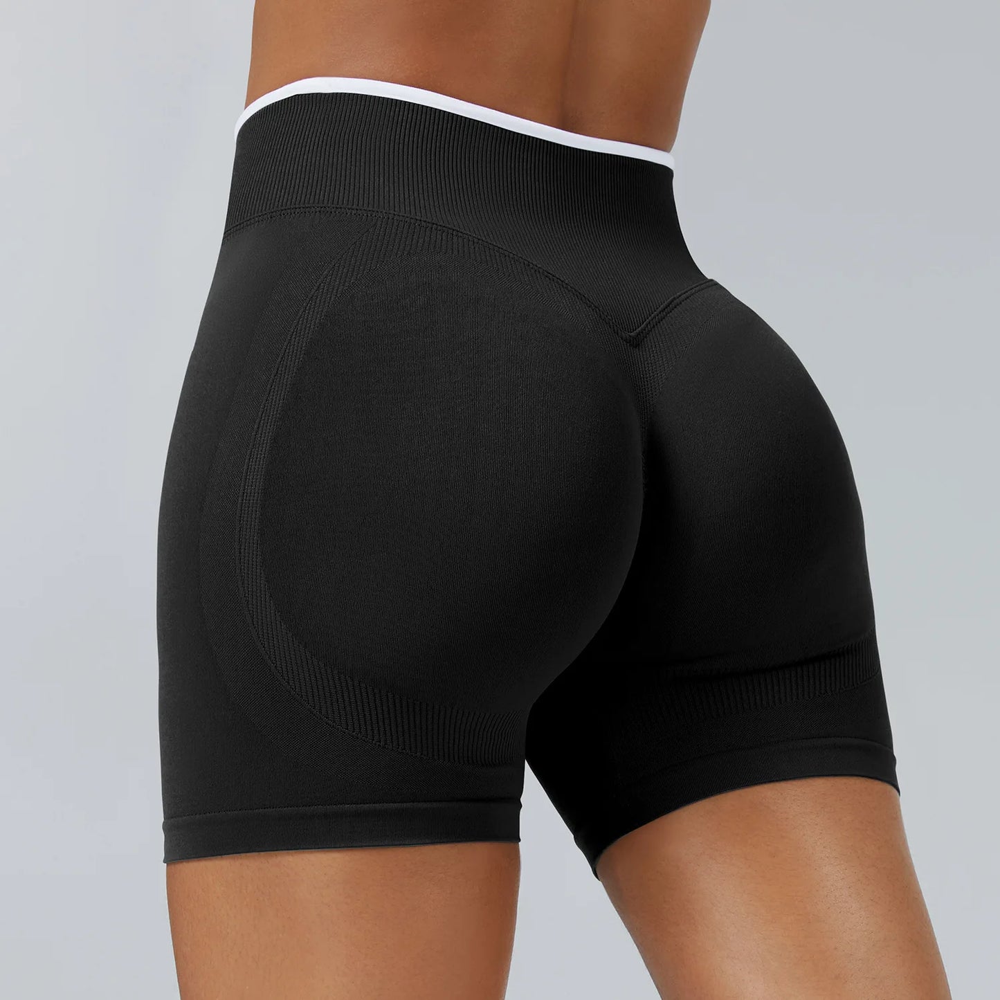 A&A ProSculpt Contrast Waistband Lift Shorts