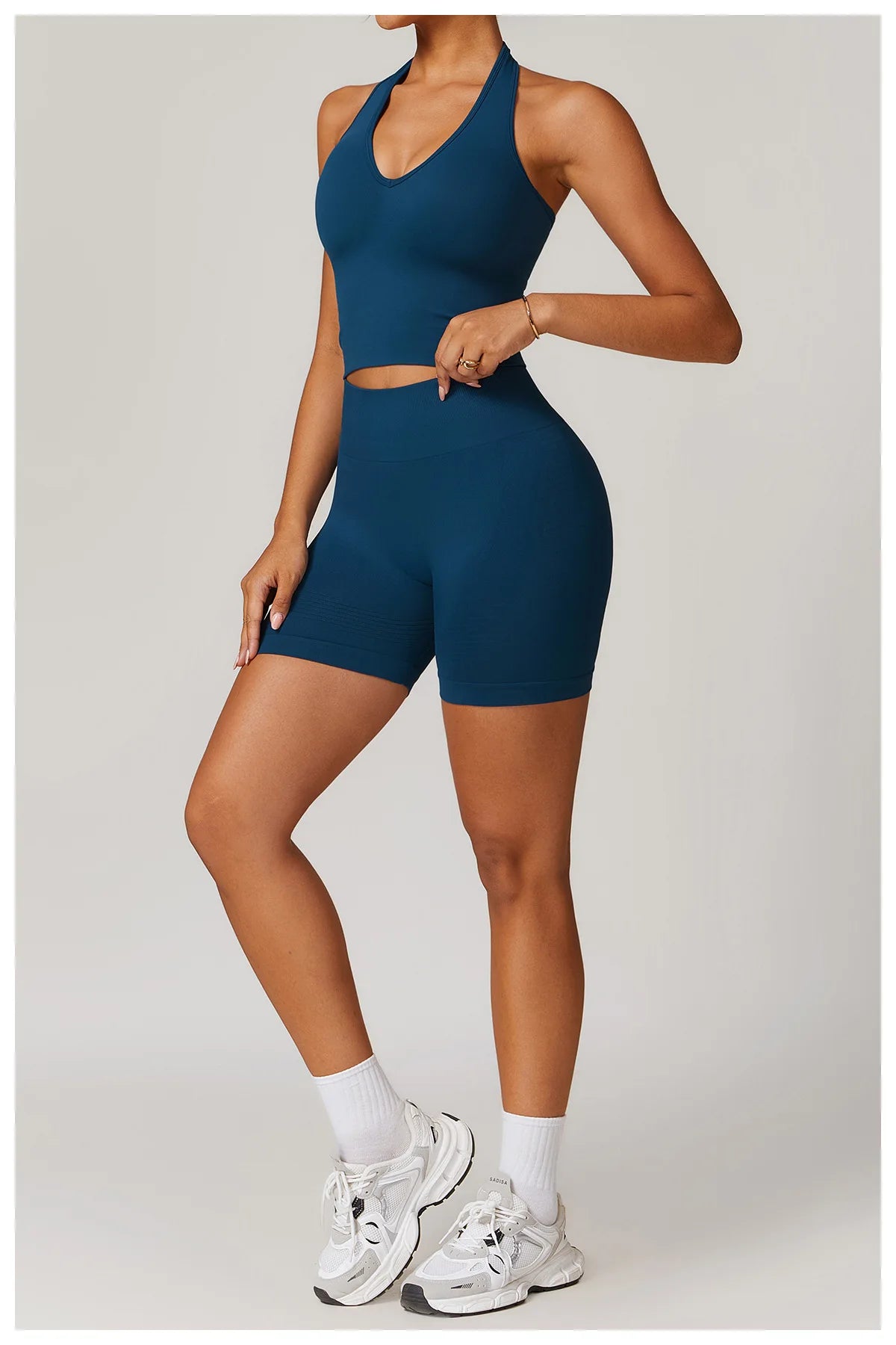 A&A ProSculpt Halter Top & Srunch Shorts Set