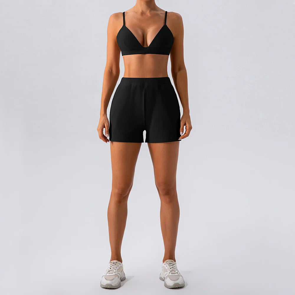 A&A ProLounge Bralette & Shorts Set