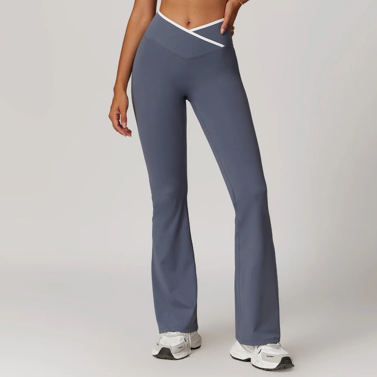 A&A ProSculpt Color Block V Flare Leggings