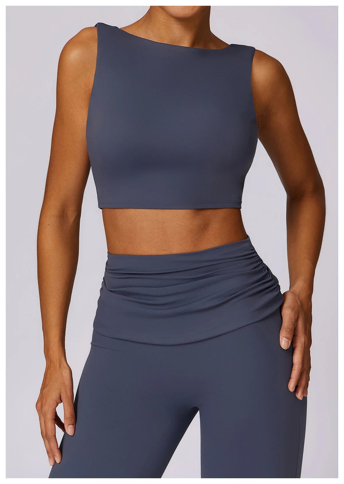 A&A Flexi Flare Fold Over Leggings & Racer Top Set