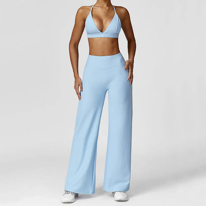 A&A ProLounge Bralette & Wide Leg Trousers Set