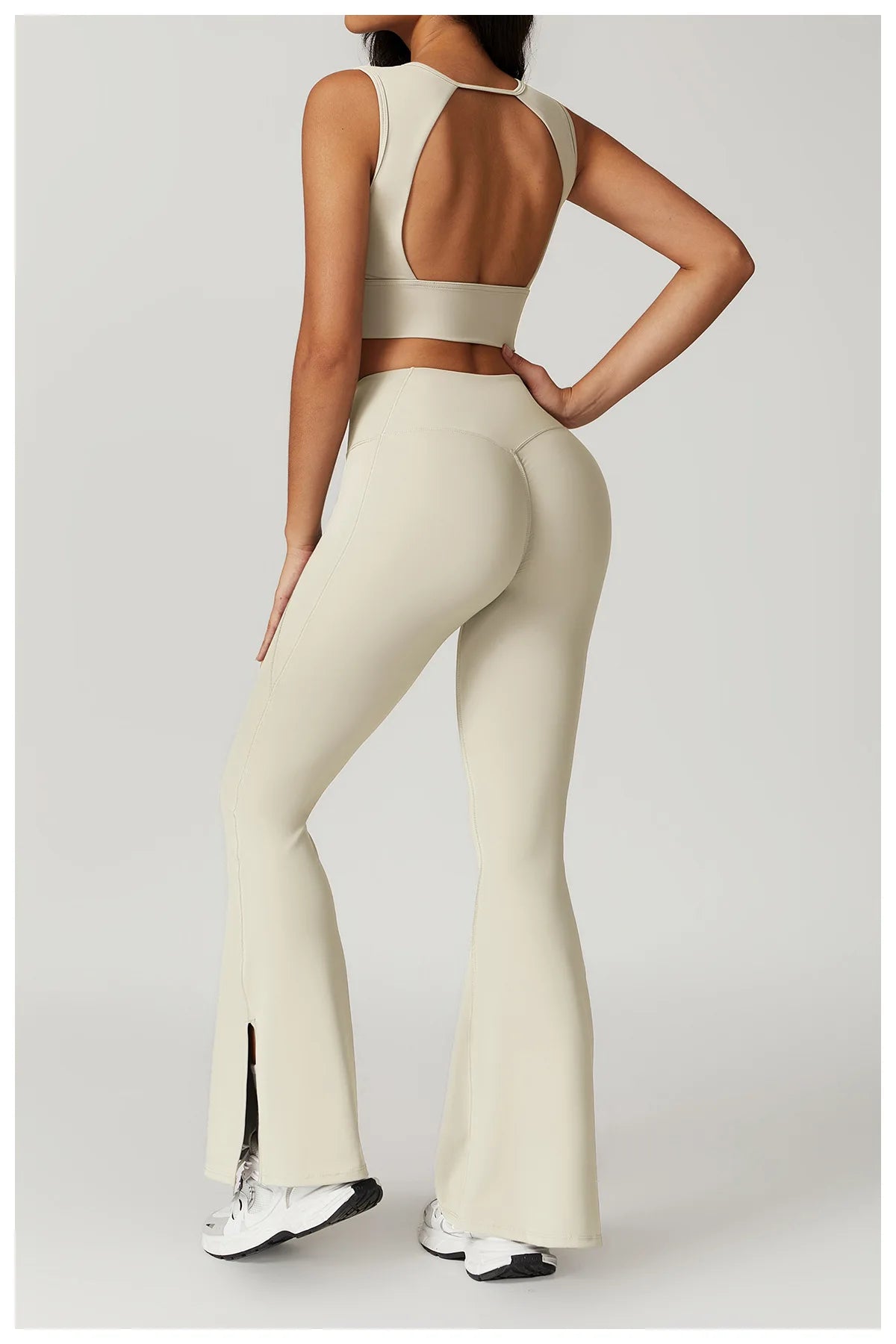 A&A Flexi Crop Top & Flare Leggings Set