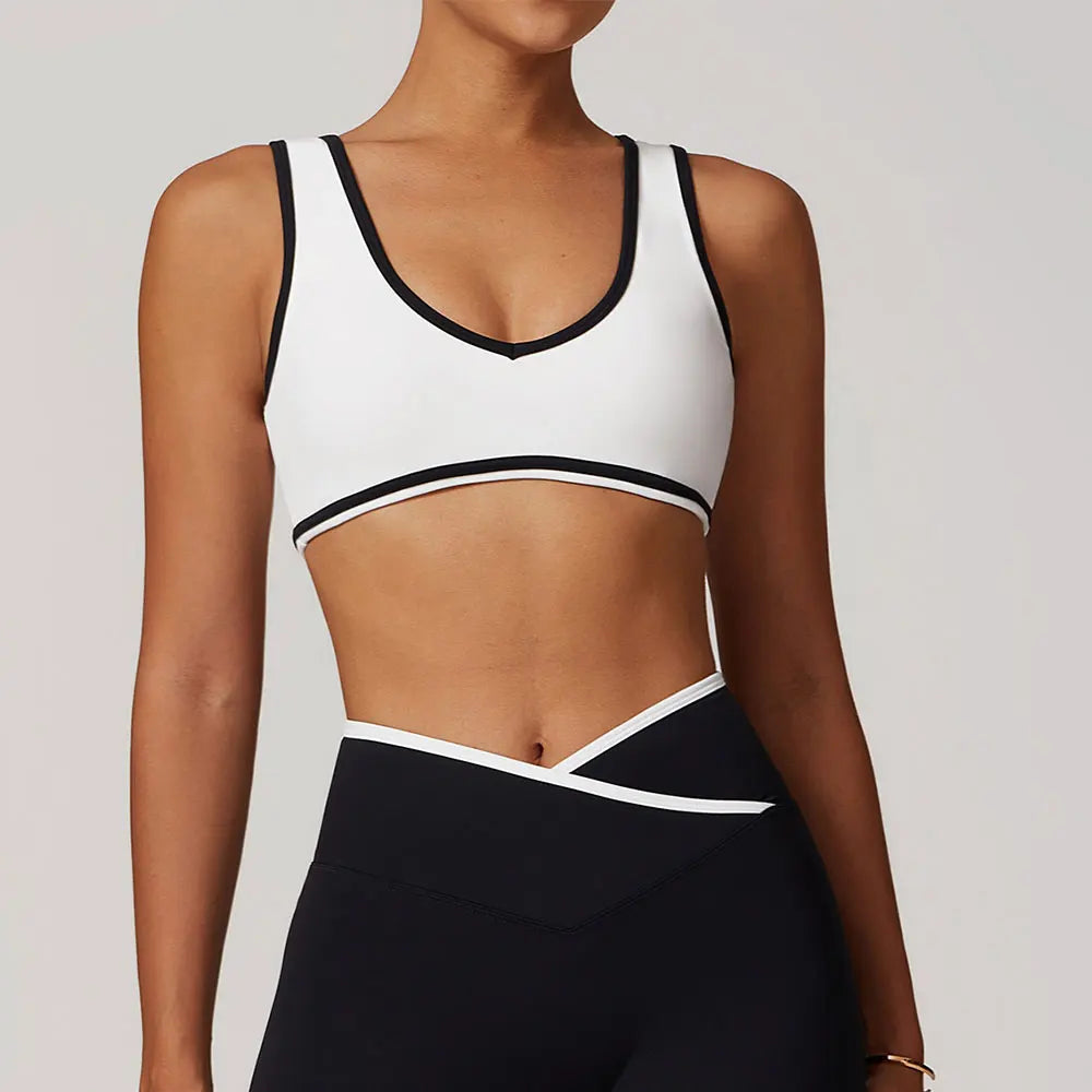 Soutien-gorge de sport à blocs de couleurs A&amp;A ProSculpt