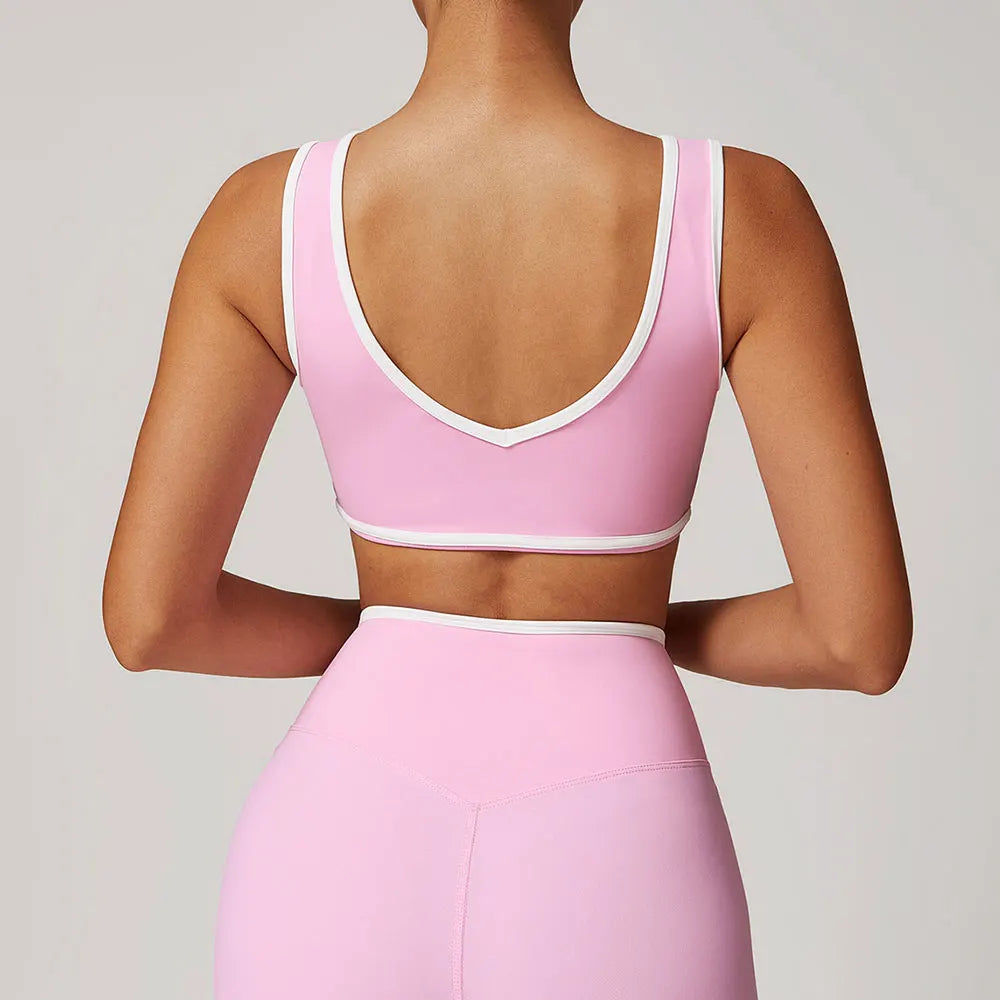 Soutien-gorge de sport à blocs de couleurs A&amp;A ProSculpt