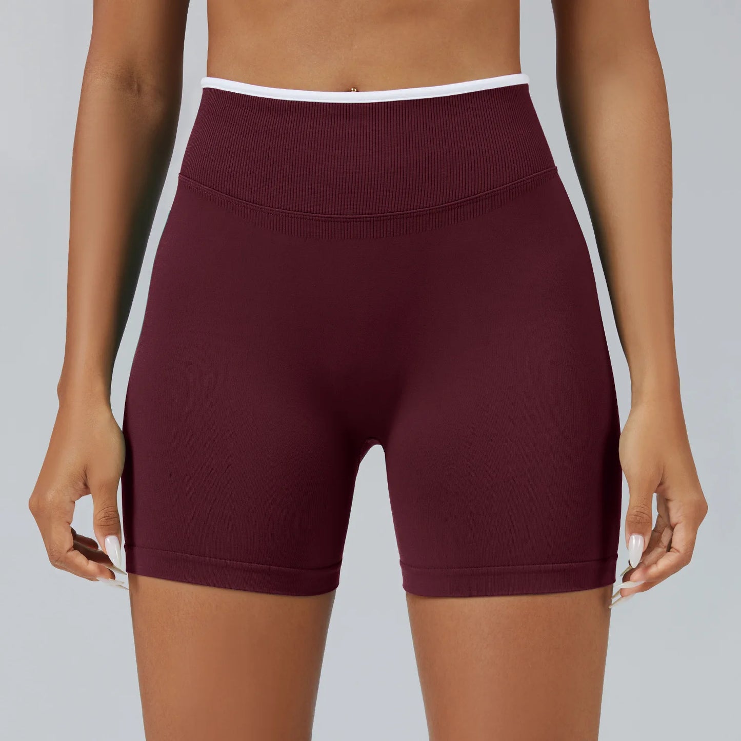 A&A ProSculpt Contrast Waistband Lift Shorts