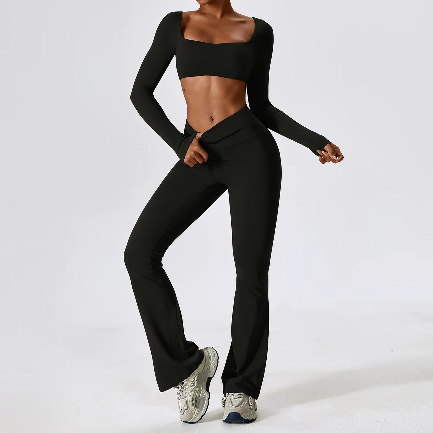 Ensemble legging et haut court A&amp;A Flexi Flare