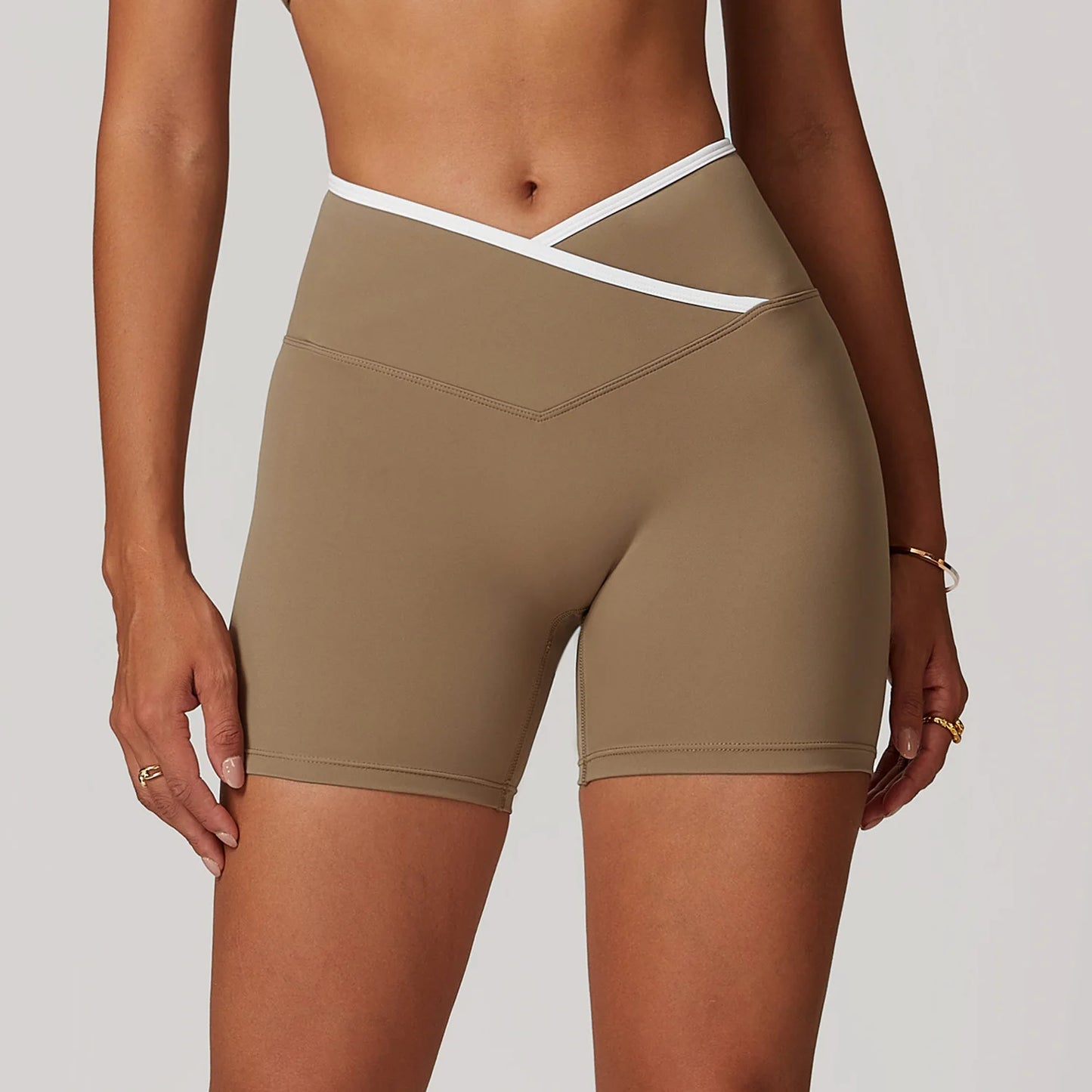 A&A Flexi Color Block V Waist Shorts