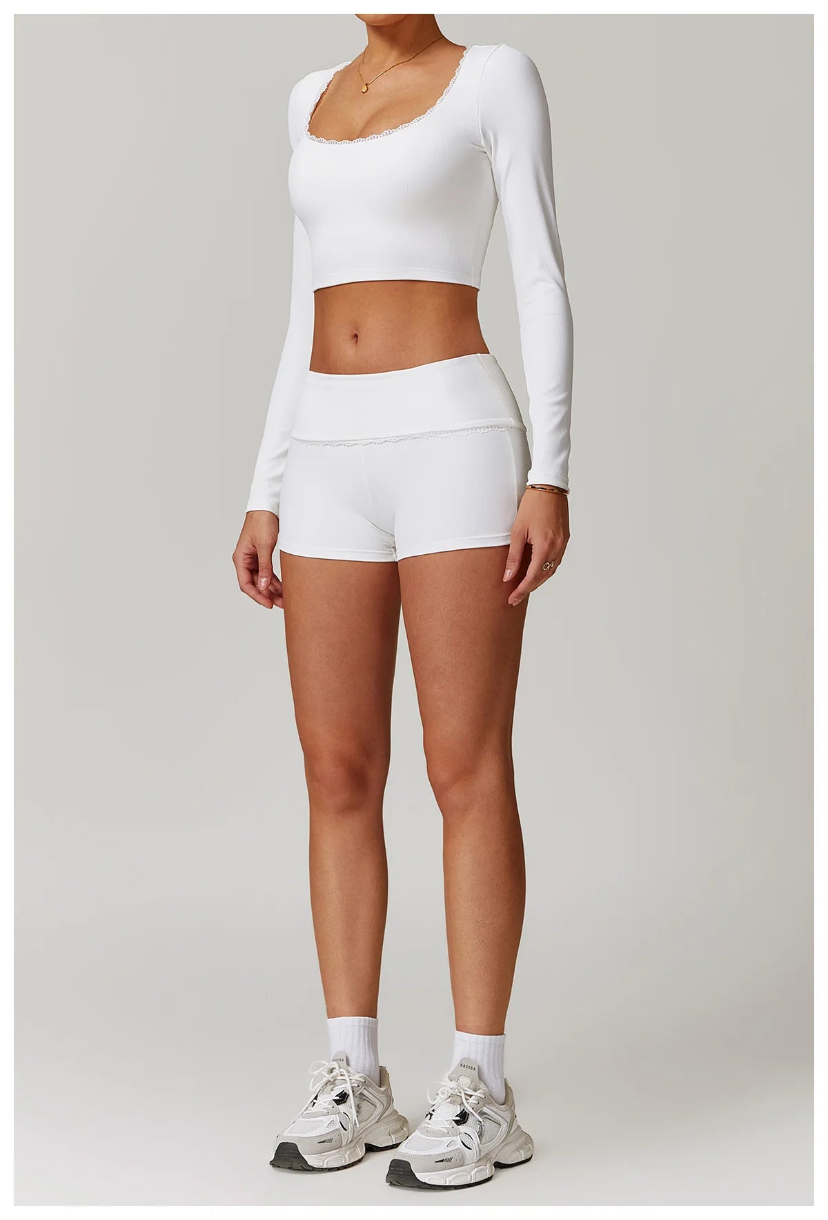 A&A ProLounge Shorts & Long Sleeve Top Set