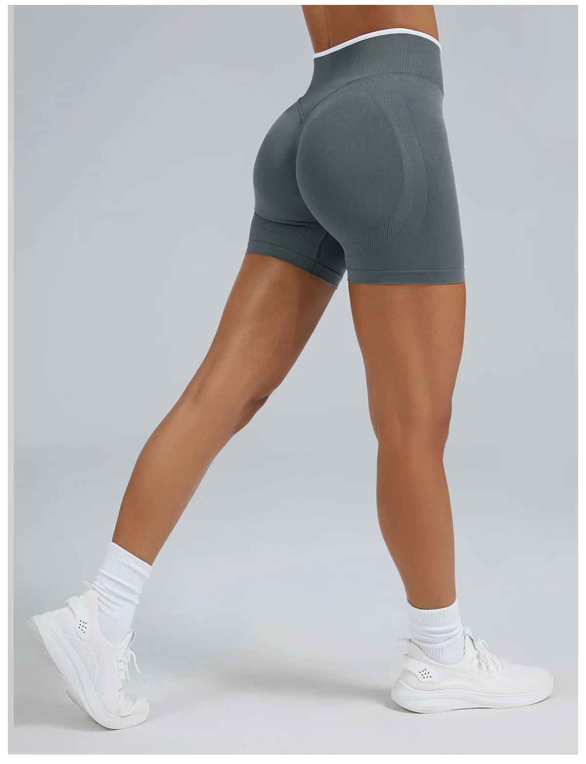 A&A ProSculpt Contrast Waistband Lift Shorts