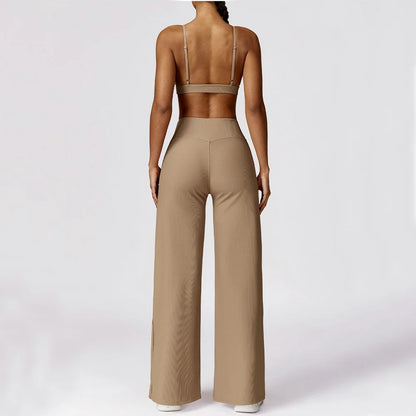 A&A ProLounge Bralette & Wide Leg Trousers Set