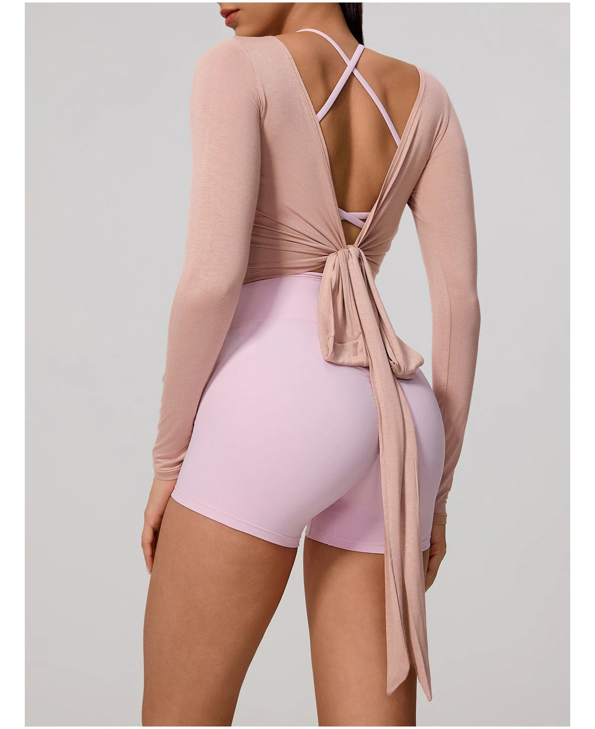 A&A Flexi Long Sleeve Wrap Top