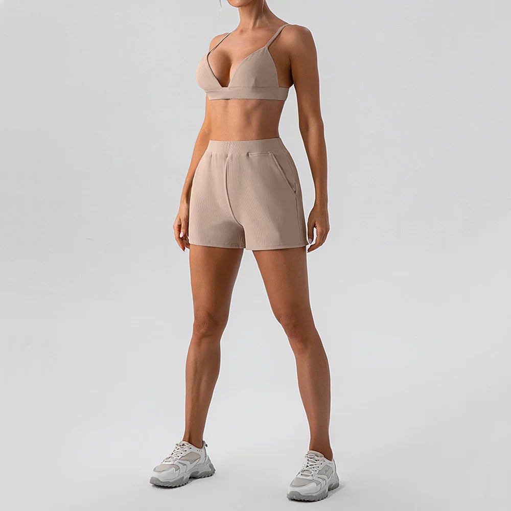 A&A ProLounge Bralette & Shorts Set