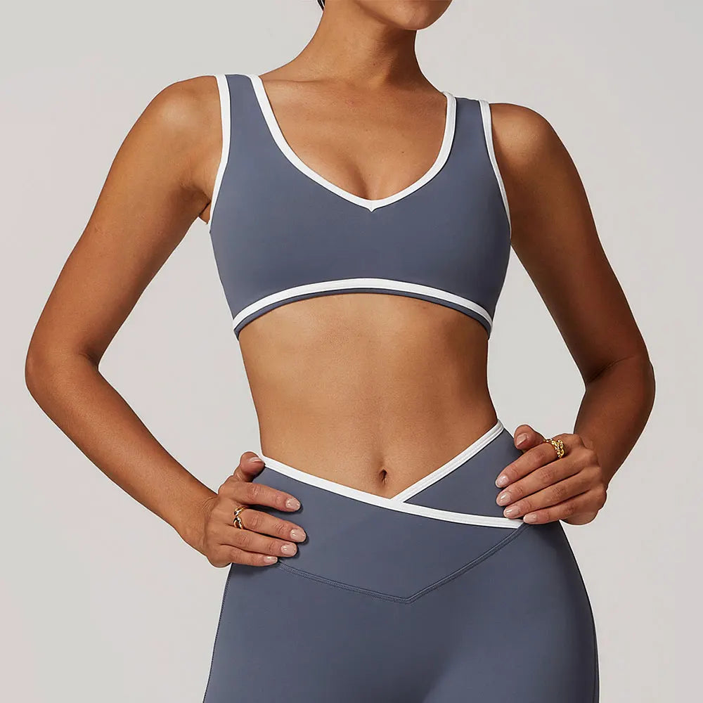 Soutien-gorge de sport à blocs de couleurs A&amp;A ProSculpt