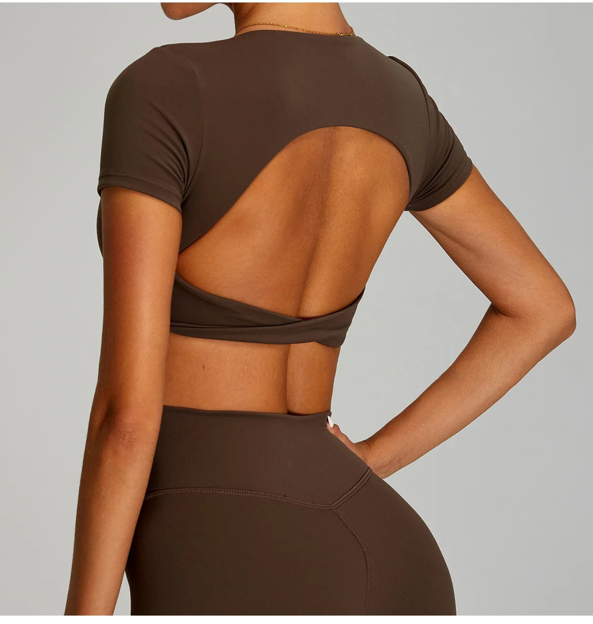 A&A Flexi Twist Front Short Sleeve Top