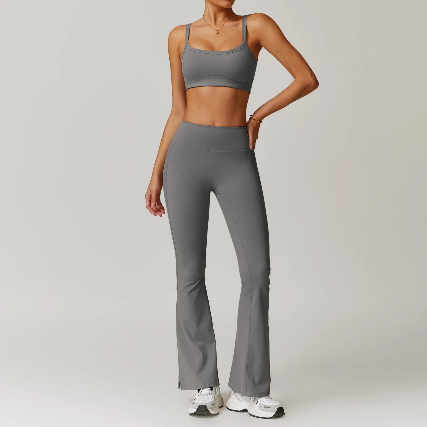 A&A ProBasics Bra Top & Flare Leggings Set