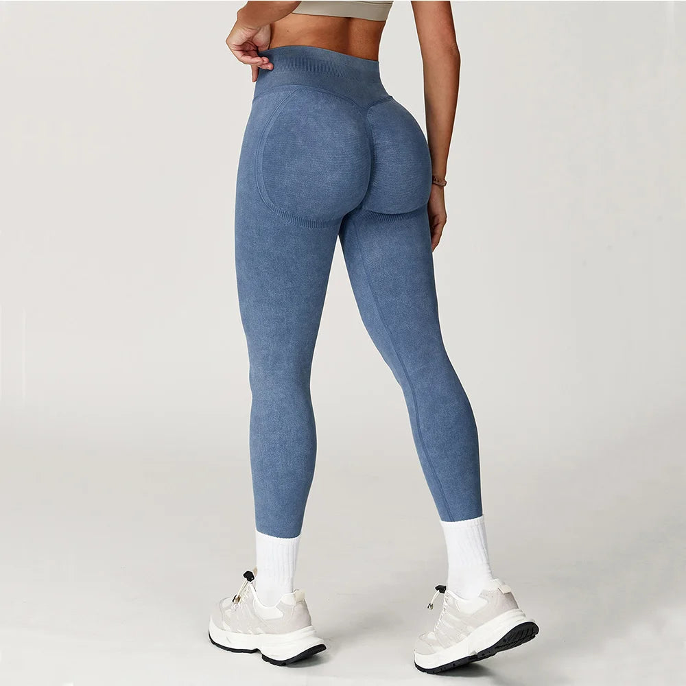 A&A Prosculpt Acid Wash Lift Leggings