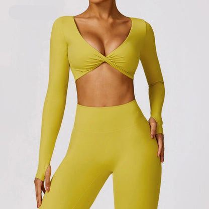 A&A ProSculpt Twist Long Sleeve Top