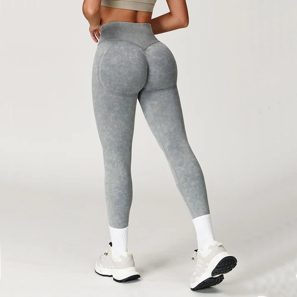 A&A Prosculpt Acid Wash Lift Leggings