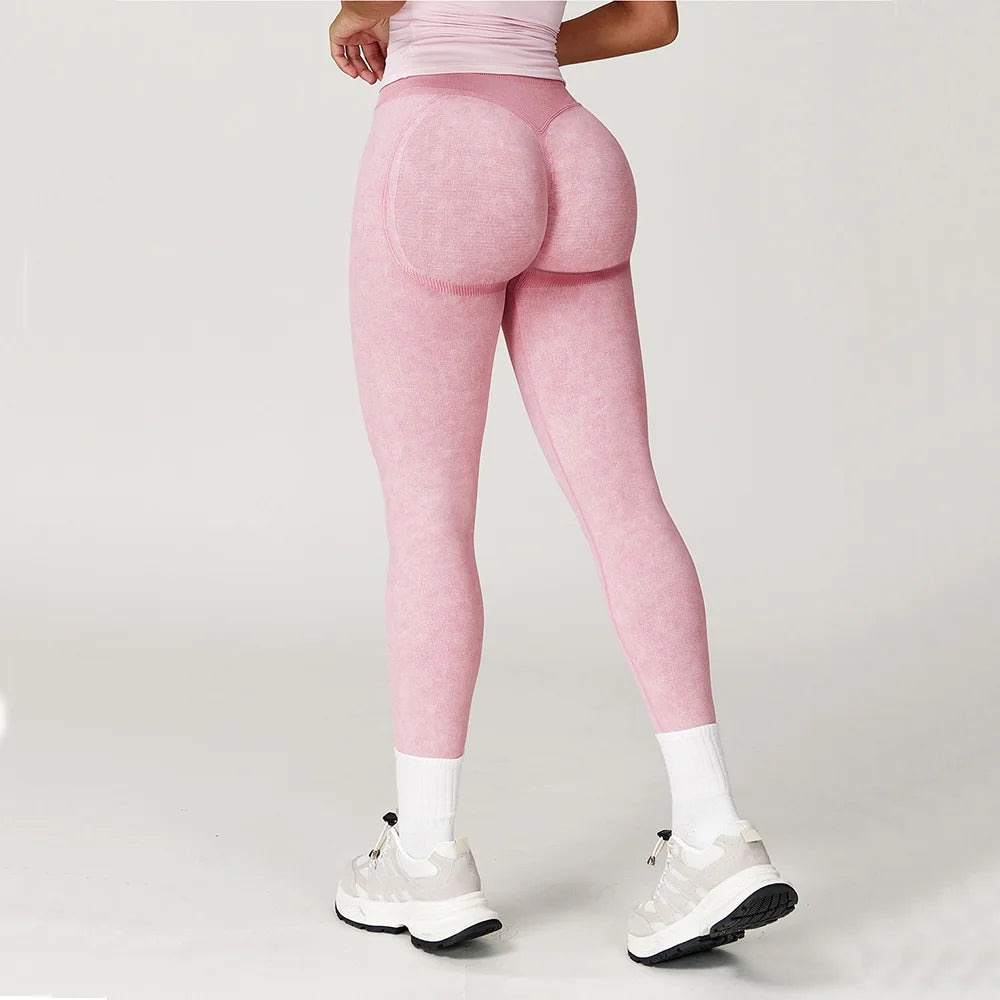 A&A Prosculpt Acid Wash Lift Leggings