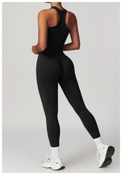 A&A ProSculpt Racer Top & Scrunch Leggings Set