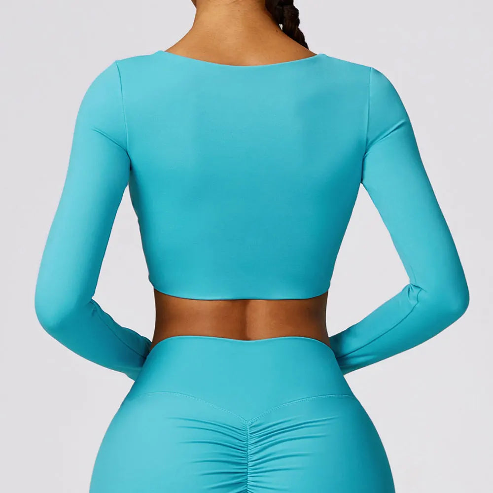 A&A ProSculpt Twist Long Sleeve Top