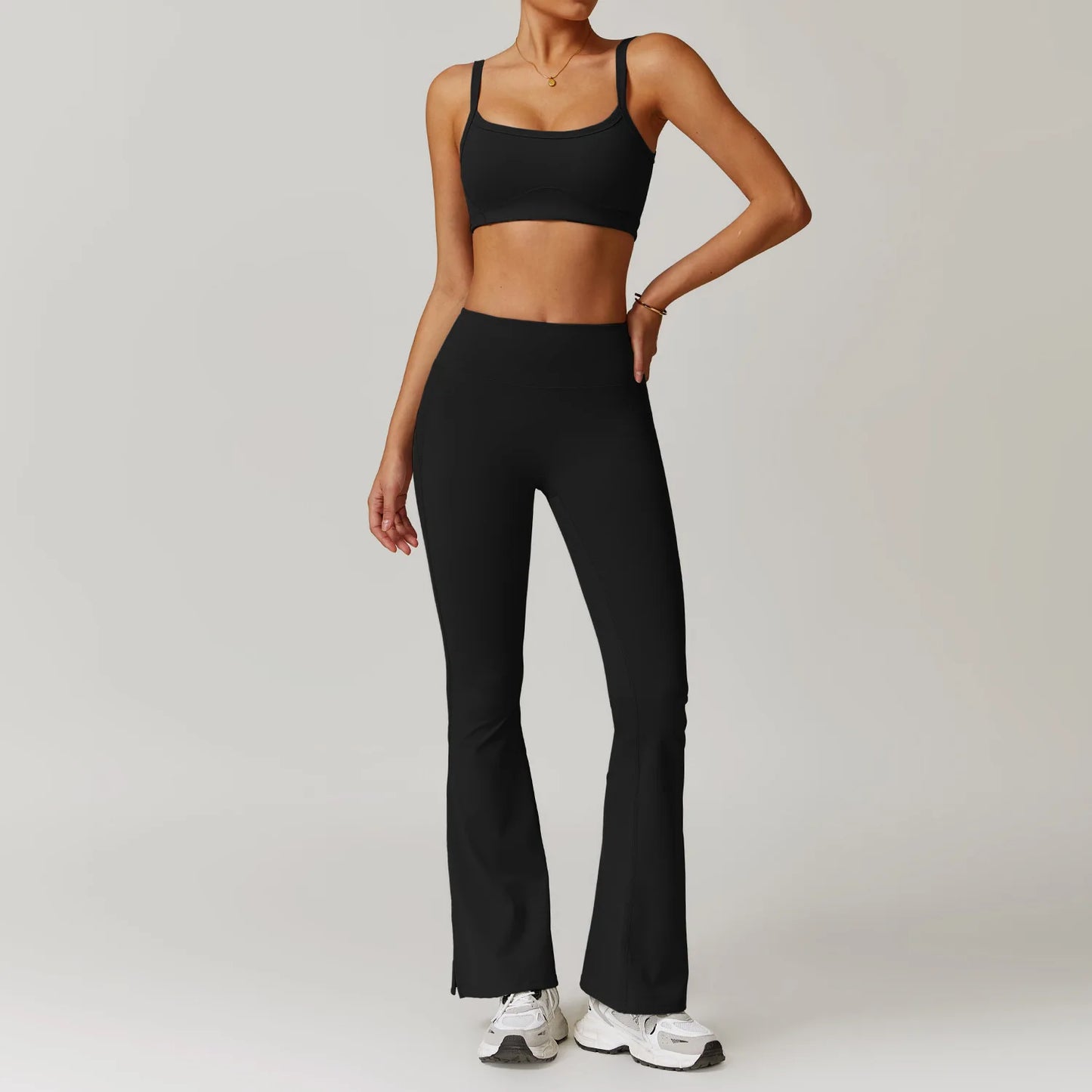 A&A ProBasics Bra Top & Flare Leggings Set